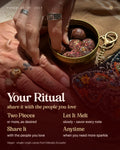 Your Ritual - how to enjoy Chocolat de Joie: two pieces or more, as desired, shared with the people you love