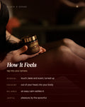 How It Feels - Élixir d'Extase kanna honey: sensual, present, relaxed, joyful
